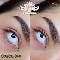 ราคา (ส่งจากไทย) คอนแทคเลนส์สีขาว Cosplay lens (8494952542)