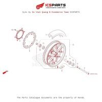 ราคา ล้อหน้า(Cb500Fk,Cb500Fak/L/M) (F-14-40-B) HONDA Cb500F (2021+) อะไหล่ Catalogue (42052484090)