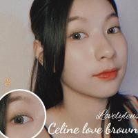 ราคา คอนแทคเลนส์ Lovely รุ่น Celine love Brown (4056820984)