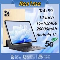 ราคา แท็บเล็ต ReaIme S9 12 นิ้ว หน้าจอเต็ม 16GB+1024GB แท็บเล็ต Android Wifi 5G Dual SIM แท็บเล็ตเพื่อการเรียนรู้ COD (27320656958)