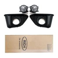 ราคา ไฟตัดหมอก ฮอนด้า Honda Jazz 2014-2016 สีดำ (5508412628)