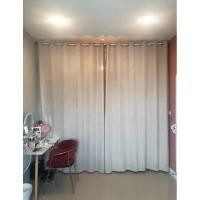 ราคา มือสอง ผ้าม่านลินิน (2 ผืน) ขนาดต่อผืน 200x260 cm. (26663787488)