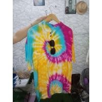 ราคา เสื้อมัดย้อมคอจีน แขนสั้นสีพาสเทล อก 44 นิ้ว (23755454883)