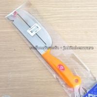 ราคา มีดปอกสแตนเลส 2 คมด้ามส้มใหญ่ ตราเพชร (868090287)