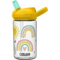 ราคา CamelBak eddy+14oz ขวดน้ําเด็ก ผลิตจากวัสดุ Tritan Renew พร้อมหมวกฟางป้องกันการรั่วซึม นําเสนอรูปแบบสายรุ้งและแสงแดดเมื่อปิด (40678011397)