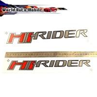 ราคา sticker HI-RIDER 1 ชุด 2 ชิ้น สติ๊กเกอร์ HI-RIDER ติดรถ ford ranger แดงเทาขอบดำ (ตามรูป) v.4 (27828128417)