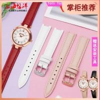 ราคา Notch สายนาฬิกาหนังแท้สําหรับผู้หญิง folli follie LADY BUBBLE Cowhide Strap 12 16mm (53151466156)