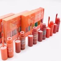 ราคา ลิปสติก ลิป Kiss Beauty เซ็ต 6 แท่ง น่ารักๆ ลิปจุ่ม ลิปสติกชุด เนื้อแมทครีมมี่ (12223370355)