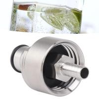 ราคา เลือกที่ดีที่สุด 2 แพ็คสแตนเลสอัดลมขวดความดันบรรจุล็อค Keg โพสต์ Carbonator ติดตั้งโซดา (54606144646)