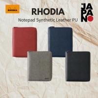 ราคา Rhodia Notebook PU Round Zip Case (Rhodia No.16 5mm Graph Orange 1 Included) Black, Gray, Navy, Red (45055367525)