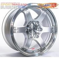ราคา ล้อแม็กซ์ใหม่ Yachiyoda XT6 6รู130 ET25 สีเงินขอบเงา 8-16นิ้ว(สำหรับ Toyota ตู้ตัวใหม่) (15064478842)