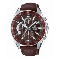 ราคา นาฬิกา Casio Edifice รุ่น EFV-550L-5A นาฬิกาผู้ชายโครโนกราฟ สายหนังสีน้ำตาล - มั่นใจ ของแท้ 100% รับประกันศูนย์ CMG 1 ปี (6753546754)