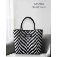 ราคา AMARA Moza กระเป๋าลายก้างปลา (40827106682)