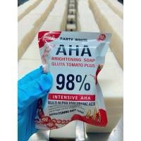 ราคา Party White AHA Brightening Soap Gluta Tomato Plus 80g. สบู่มะเขือเทศ (29855345542)