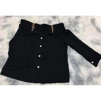 ราคา เสื้อเปิดไหล่แซ่บๆ สีดำ อก44 (15597474473)