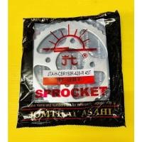 ราคา สเตอร์หลัง CBR150 ,CBR150R ,CBR150i ,ซีบีอาร์150 45T (4รู) แท้พระอาทิตย์ สเตอร์หลังcbr เสตอร์หลังcbr เสตอร์cbr (29221155762)