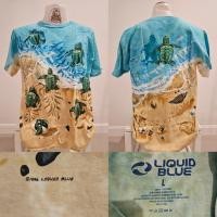 ราคา Liquid blue Tuetle in the Sea OVP Vintage เสื้อมัดย้อม เสื้อOVP งานลิขสิทธิ์แท้ มือ1 ลิขขวิดบลู (28514520250)