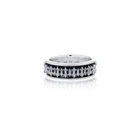 ราคา ake ake Prophecy Spinner Ring แหวนเงินแท้ 925 แกะมือขัดเงาลงดำ ลายสุดคลาสสิก แบบแหวนหมุนได้ (12259770738)