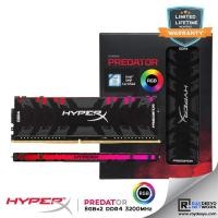 ราคา HyperX Predator RGB 16GB (ชุด 2 ชิ้น) DDR4 3200MHz XMP [เทคโนโลยี Sync อินฟราเรด HyperX - ซิงค์พร้อมเมนบอร์ด] (22968988262)