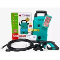 ราคา เครื่องฉีดน้ำ แรงดันสูง 1400 วัตต์ ยี่ห้อ POWERTEX ล้างรถ พกพาสะดวก 105 บาร์ รุ่น PPT-CW-VBB105 (7564038300)