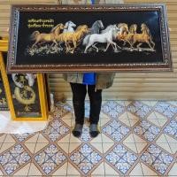 ราคา กรอบรูป ม้า 8 ตัว ภาพม้าวิ่ง ม้ามงคล เสริมฮวงจุ้ย ของขวัญ ของที่ระลึก กรอบรูปม้า (14150889955)