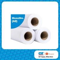 ราคา กระดาษขาว พลอตแบบ 80 แกรม ขนาด A0 88ซม.x50ม. (ม้วน) (41768356931)