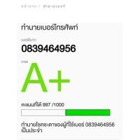 ราคา เบอร์สวย เบอร์มงคลสวยๆ (2955027525)