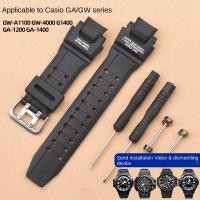 ราคา สายนาฬิกาข้อมือ ยางซิลิโคนเรซิ่น แบบเปลี่ยน สําหรับ Casio Watch Band GA1100 1200 GW-A1000 G-1400 (20076442562)