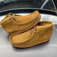 ราคา รองเท้า 8.5Us 26.5cm รองเท้า Clarks Wallabee Boot สี Golden Tan Suede by Oldshoes (52603021624)