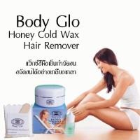 ราคา แว๊กซ์ขี้ผึ้ง แว๊คซ์เย็น กำจัดขน body glo honey cold wax 40 g (3084400192)