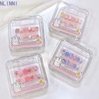 ราคา NLINNI 12 ชิ้น/เซ็ตเด็กเล็บปลอม,ดอกไม้ Bowknot เด็กการ์ตูนเล็บปลอม,วัสดุแต่งเล็บหัวใจรักกดบนเล็บอุปกรณ์เด็กเล็บปลอมขยายนักเรียน (47256322410)