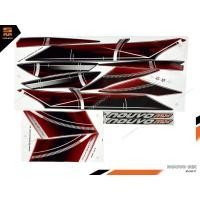 ราคา สติ๊กเกอร์ yamaha nouvo mx นูโว mx แต่ง ปี 2007 รุ่น 7 สีแดง ดํา (เคลือบเงา) (5334810586)