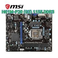 ราคา เมนบอร์ดคอมพิวเตอร์เดสก์ท็อปMsi H61m-P20 ( G3 ) Lga 1155 Ddr 3 16Gb สําหรับ Intel H61 h61m4.3 (8374808445)