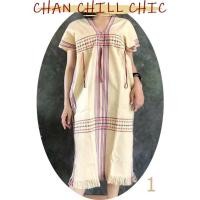 ราคา เดรสผ้าฝ้าย ผ้าทอนากา หลายสีสดใส สีสันสวยงาม เก๋ๆ ชิคๆ สไตล์สาวไทยใจรักผ้าไทยพื้นเมือง (6018057876)