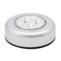 ราคา ✙5Pcs 3 LED Touching Push On/Off Night Light Bedroom Bedstand Cabinet Self-Stick On Click O (16867295232)