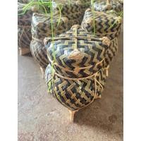 ราคา กระติบข้าวลายดำ ขนาด 4 นิ้ว (24920428322)