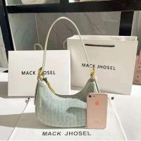 ราคา กระเป๋าสะพายไหล่สีฟ้า ผ้ายีนส์ (25509741663)