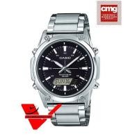 ราคา นาฬิกา Casio Standard นาฬิกาข้อมือชาย สายสแตนเลส (ประกันCMG) รุ่น AMW-S820D-1A (7220945383)