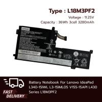 ราคา Battery Notebook Lenovo IdeaPad L340-15IWL V155-15API L430 series L18M3PF2 ของแท้ (20417898500)