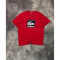 ราคา เสื้อยืด Lacoste Big Logo สีแดง (29487616293)