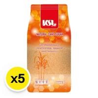 ราคา KSL เคเอสแอล น้ำตาลอ้อยธรรมชาติ 1 กก. (5ถุง) น้ำตาลถุง น้ำตาลทรายธรรมชาติ (48756312729)