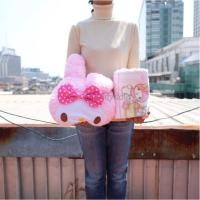 ราคา หมอนผ้าห่ม หัว My Melody มายเมโลดี้ สีชมพูอ่อน 10นิ้ว (100x150cm) Sanrio ซานริโอ (4722070177)