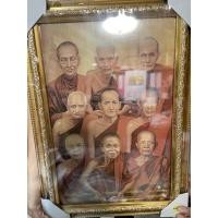 ราคา กรอบรูปทอง 10x15นิ้ว พระแก้วมรกต รวมเกจิ พระประจำเมือง พระพุทธชินราช (2465111657)