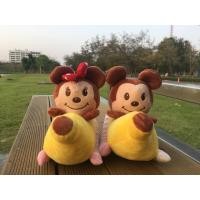 ราคา ตุ๊กตาหนูนั่งบนกล้วย มิกกี้ เม้าส์ มินนี่ เม้าส์ Mickey Mouse Minnie Mouse (4318478309)