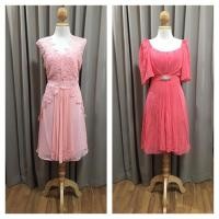 ราคา 1.ชุดราตรีสั้น Big Size สีชมพู โอรส (มือสอง) (27851554421)