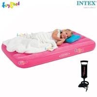 ราคา Intex ที่นอนเป่าลม โคซี่แอนด์ฟัน 0.88x1.57x0.18 ม. สีชมพู รุ่น 66801 + ที่สูบลม ดับเบิ้ลควิ๊ก วัน (27708990944)