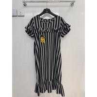 ราคา (Second Hand) Flynow Grey Sleeveless Striped Long Dress Size 38 ชุดเดรสยาวลายทางสีเทาไม่มีแขน Flynow ไซส์ 38 (42460039389)
