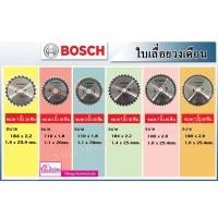 ราคา [ของแท้!!! ] ใบเลื่อยวงเดือนตัดไม้ 4นิ้ว ถึง 7นิ้ว ยี่ห้อ Bosch ขนาด 30ฟัน 40ฟัน 60ฟัน รุ่น EcoWood (9830052119)