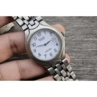 ราคา นาฬิกา Vintage มือสองญี่ปุ่น ELGIN SOLAR QUARTZ ผู้ชาย ทรงกลม กรอบเงิน หน้าขาว 38มม ตัวเรือนTITANIUM (28965048755)