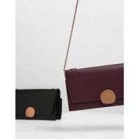 ราคา Charles&Keith แท้ 100% รุ่น CIRCULAR PUSH LOCK LONG WALLET (3313417857)